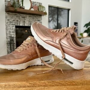 Rose Gold Women's Nike Air Max Athletic Shoes/ Sneakers